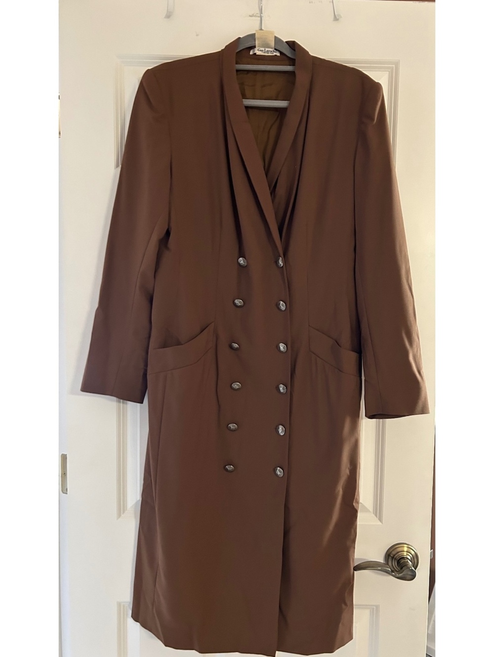 Vintage Guy Laroche Double Breasted Coat Dress